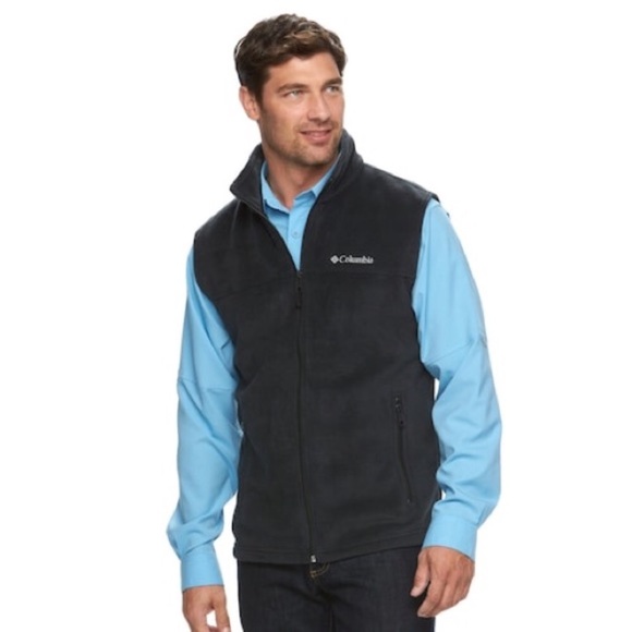 Columbia Other - Columbia Black Fleece Vest Mens Good as new